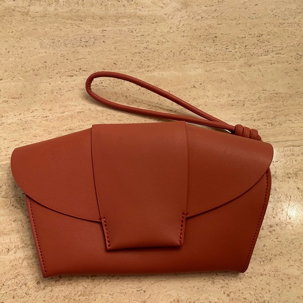 NWT Anthropologie Vegan Leather Wristlet